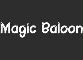 Magic Baloon Display Font