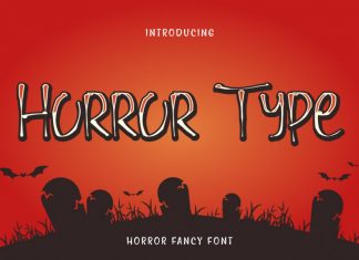 Horror Type Display Font