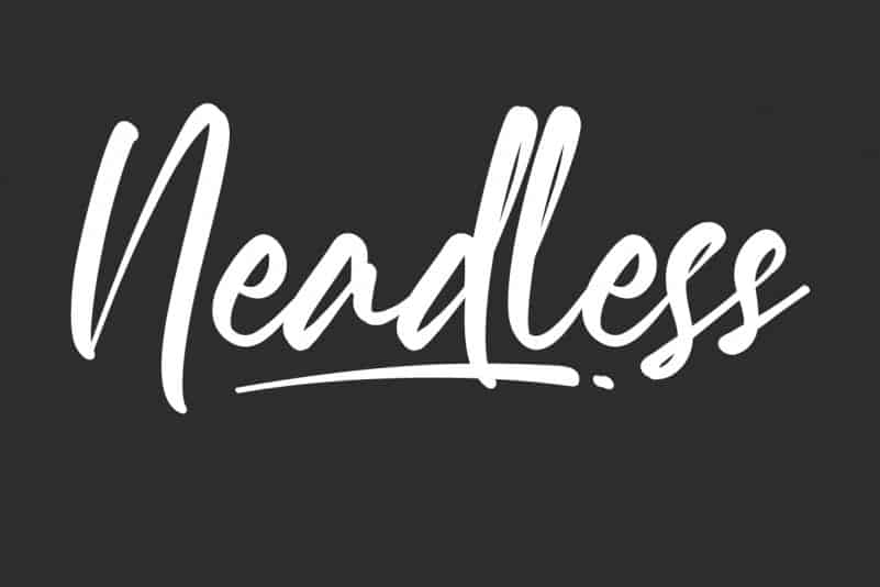 Neadless Script Font