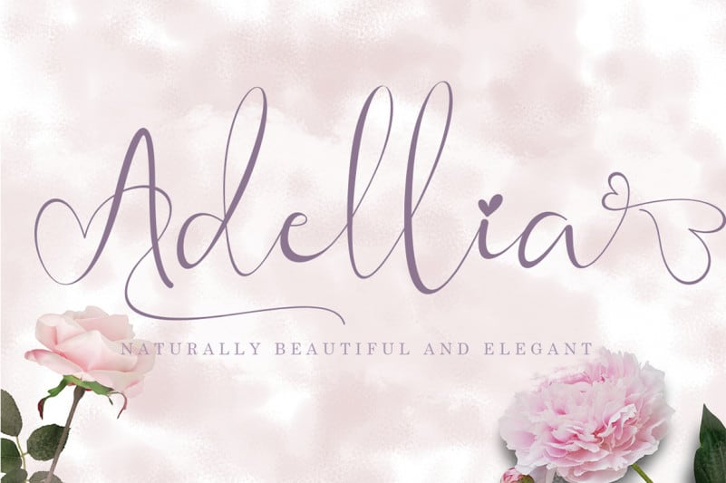 Adellia Calligraphy Font - Download Free Font