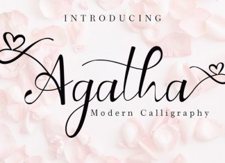 Agatha Calligraphy Font