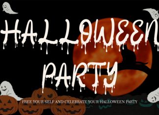 Halloween Party Display Font