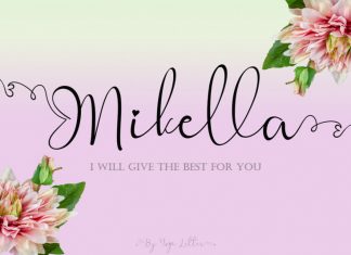 Mikella ,Calligraphy Font