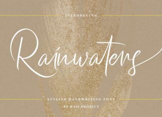 Rainwaters Script Font
