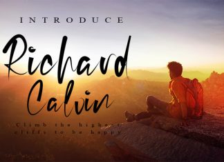 Richard Calvin Script Font