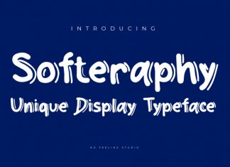 Softeraphy Display Font
