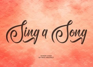 Sing A Song Script Font