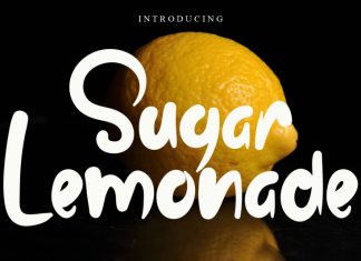 Sugar Lemonade Script Font