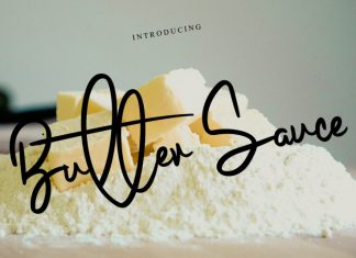 Butter Sauce Script Font