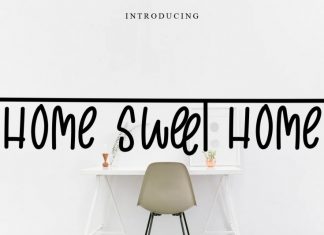 Home Sweet Home Handwritten Font