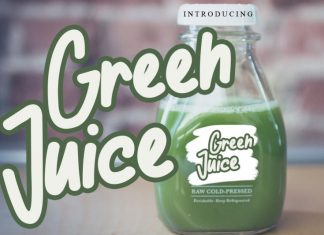 Green Juice Display Font