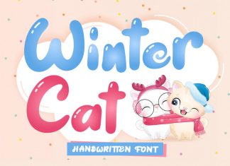 Winter Cat Display Font