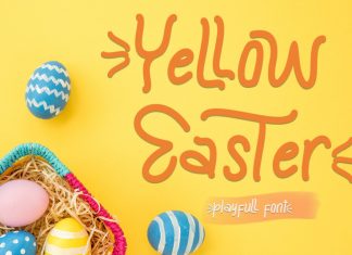 Yellow Easter Display Font