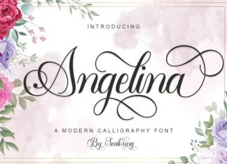 Angelina Calligraphy Font