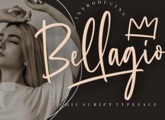 Bellagio Brush Font