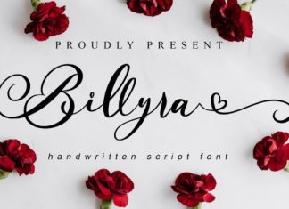 Billyra Calligraphy Font
