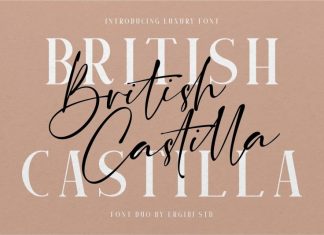 British Castilla Script Font