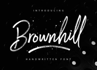 Brownhill Brush Font