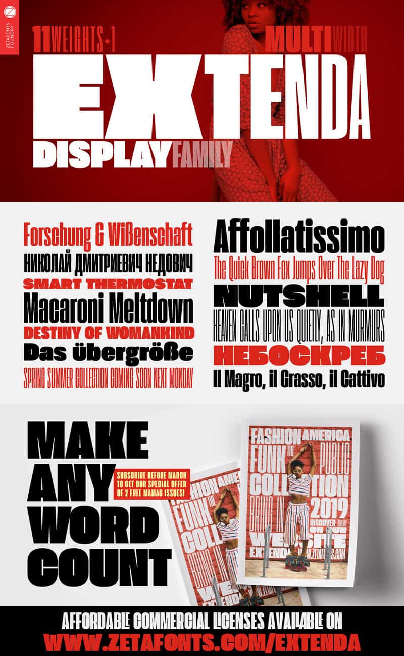 Extenda Font Family