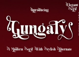 Gungaly Serif Font