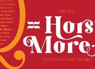 Horst More Serif Font