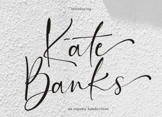 Kate Banks Calligraphy Font