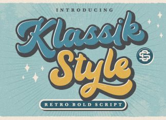 Klassik Style Script Font