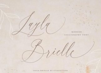 Layla Brielle Calligraphy Font