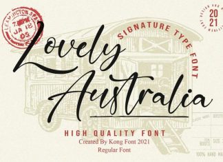 Lovely Australia Script Font