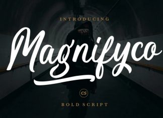 Magnifyco Brush Font