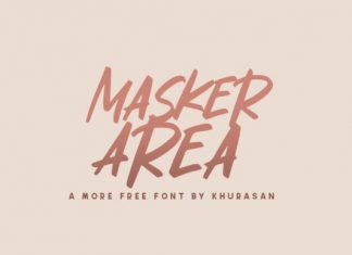 Masker Area Brush Font