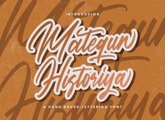 Matequn Historiya Script Font