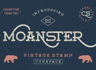 Moanster Display Font
