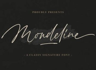 Mondeline Script Font