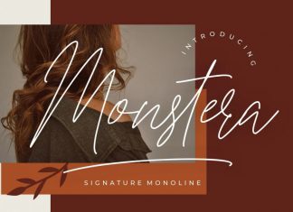 Monstera Handwritten Font