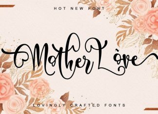 Mother Love Calligraphy Font