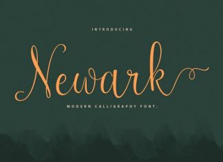 Newark Calligraphy Font