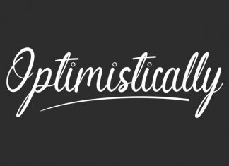 Optimistically Script Font
