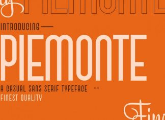 Piemonte Sans Serif Font