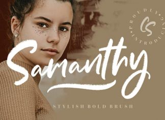 Samanthy Stylish Brush Font