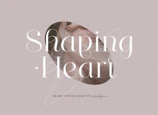 Shaping Heart Serif Font