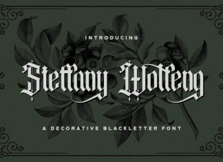 Steffany Wolfeng Display Font