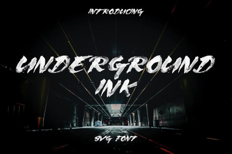 Underground Brush Font - Download Free Font