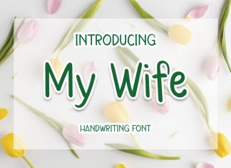 My Wife Display Font