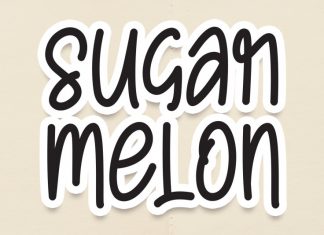 Sugar Melon Display Font