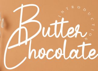 Butter Chocolate Script Font