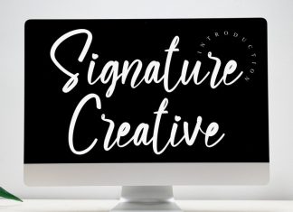 Signature Creative Script Font