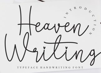Heaven Writing Handwritten Font