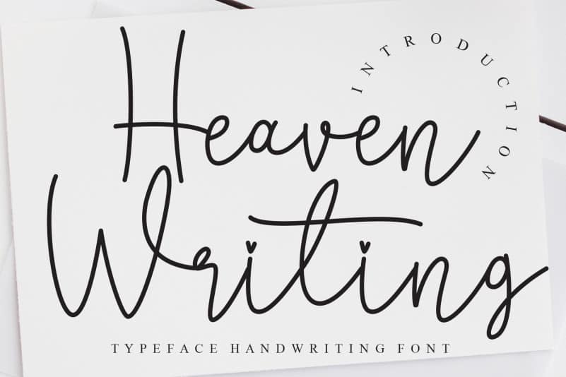 Made by heaven - tattoo font, download free scetch