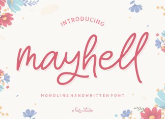 Mayhell Handwritten Font